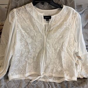 Karen Kane Ivory Lace Women's Blouse